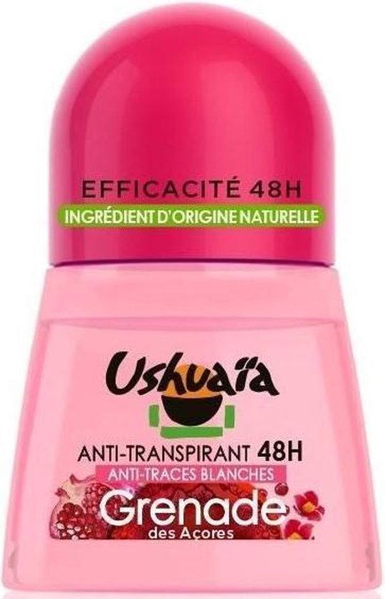 USHUAIA Deodorant Roll-On Granatapfel – 50 Ml, 4er Pack, Für Langanhaltenden Frische