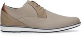 Sacha - Heren - Beige casual veterschoenen - Maat 42