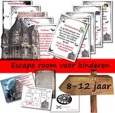 Escape room voor kinderen - Het verlaten huis - kinderfeestje  - breinbreker - 8 t/m 12 jaar - compleet draaiboek - print zelf uit!