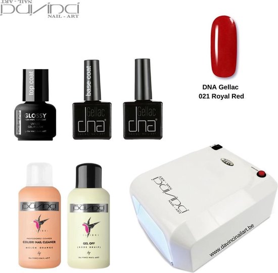 DNA Gellac Starterspakket met 36W UV lamp 15ml UV/LED Gel Polish