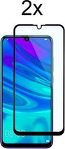 Huawei p smart plus 2019 Screenprotector - Beschermglas Huawei p smart plus 2019 Screen Protector - Full cover - 2 stuks
