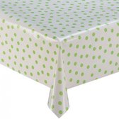 MixMamas Tafelzeil Stippen - 120 x 250 cm - Lichtgroen