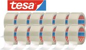 Tesa verpakkingstape, 66 m x 50 mm, 12 rollen, transparant