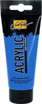 Solo Goya Saffierblauwe Glitter Effect Acrylverf - 100ml tube - Hoge kwaliteit A-merk