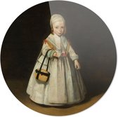 Helena van der Schalcke | Gerard ter Borch (II) | ca. 1648 | Ronde Plexiglas | Wanddecoratie | 80CM x 80CM | Schilderij | Oude meesters | Foto op plexiglas
