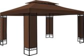 Deuba Paviljoen Elda bruin XXL 3 x 4m