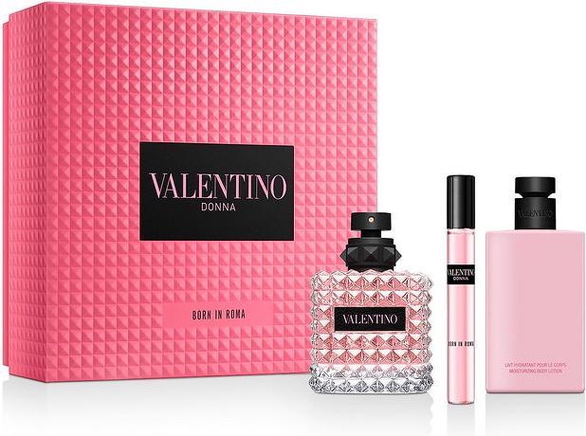 Valentino Donna Born In Roma Eau De Parfum 100ml Body Milk 100ml