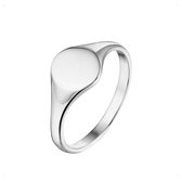 YO&NO - Ring - Zilver - Gevlochten - 18,5 mm - 8.5mm - Sieraden vrouw - Gerhodineerd - Zilver 925