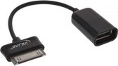 InLine 31607 Samsung USB-A Zwart kabeladapter/verloopstukje