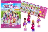 12 x megabloks Barbie poppetjes (+/- 5cm) Blindbags