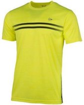 Dunlop Performance - Crew T-shirt - Heren - Neon Yellow/Antra - Maat XL