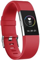 Charge 2 sport band - rood - Geschikt voor Fitbit