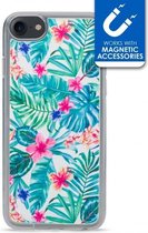 Apple iPhone SE (2020) Hoesje - My Style - Magneta Serie - TPU Backcover - White Jungle - Hoesje Geschikt Voor Apple iPhone SE (2020)