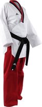 Adidas Poomsae Taekwondopak Girls Wit/Rood 140cm
