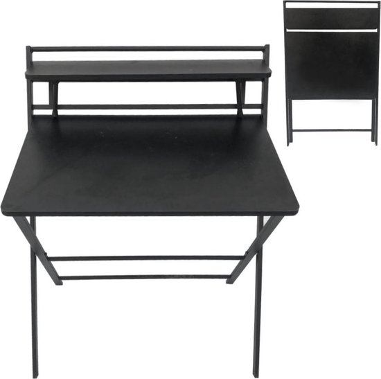 bol.com | Bureau laptoptafel inklapbaar Stoer - industrieel vintage stijl -  ruimtebesparend
