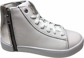 Diesel vetersneakers 2 ritsen zip round wit silver mt 32