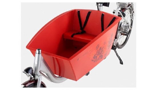 Afdekhoes / Cover bak SPARTA E-Kargo (bakfiets) ca. 93x60x9,5 cm. Waterdicht Zwart PAST ALLEEN OP SPARTA E-KARGO van Sparta — afbeelding 4
