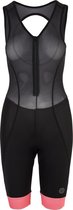 AGU High Summer Fietsbroek met Zeem Trend Dames - Met Bretels - Zwart - L