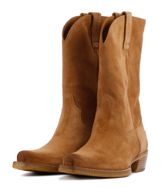 Shabbies dames laarzen Cognac Maat 41 Shabbies dames laarzen Cognac Maat 41