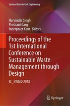 Lecture Notes in Civil Engineering 21 - Proceedings of the 1st International Conference on Sustainable Waste Management through Design