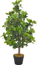 Kunstplant met pot laurierboom 90 cm groen