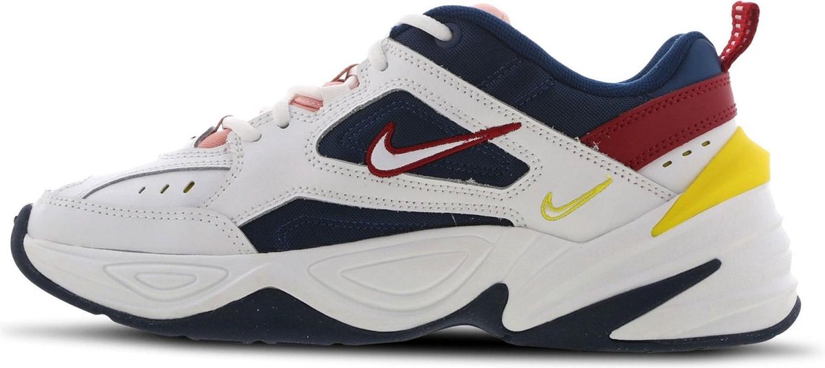 Nike Sneakers - Maat 38.5 - Unisex - wit/blauw/rood/geel/roze | bol.com