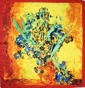 ThannaPhum kunst design sjaal 85 x 85 - burning flowers