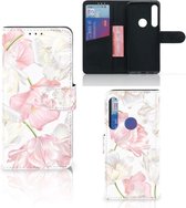 Motorola One Action Hoesje Lovely Flowers