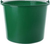 Glazenwasser/ bouw emmer 12 liter groen