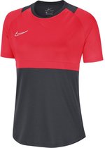 Nike Academy 20 SS Sportshirt - Maat M  - Vrouwen - rood/ grijs