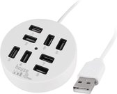 *VERNIEUWDE* USB 2.0 Hub | USB splitter | 8 poorten | USB switch met 8 ingangen | USB verdeler | Geschikt voor bijna elk apparaat | Wit