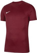 Chemise de sport Nike Park VII SS - Taille 158 - Unisexe - Rouge bordeaux