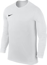 Nike Park VII LS Sportshirt - Maat 140  - Unisex - wit M-140/152