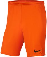 Nike Park III Short Sportbroek - Maat 158  - Unisex - oranje