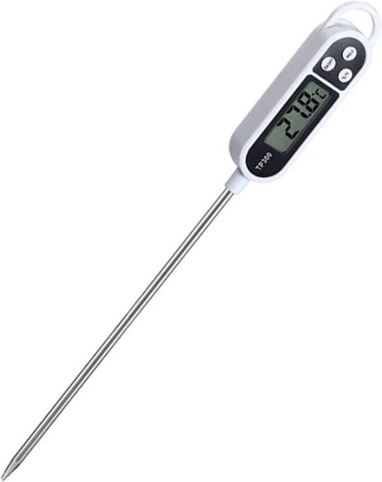 stel je voor stopcontact thema Digitale thermometer keuken - koken/vlees/melk/bbq temperatuur | bol.com