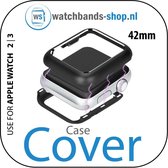 42mm beschermende Magnetisch Case Cover Protector Apple watch 2 / 3 zwart Watchbands-shop.nl
