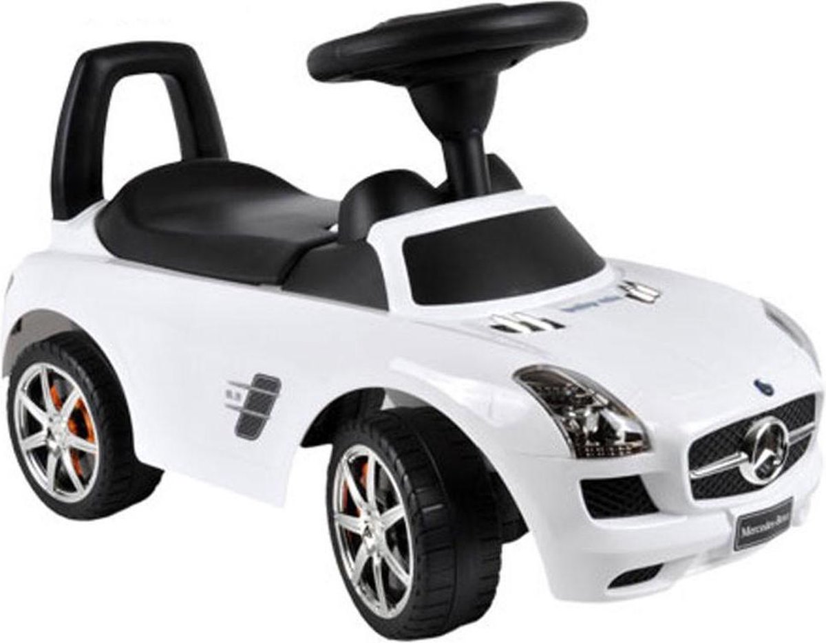 Bandits & Angels loopauto Mercedes-Benz SLS AMG wit - 1 jaar - jongens en meisjes - wit - Bandits & Angels