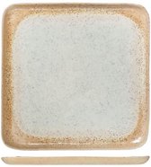 Innovar Dessertborden 21.5x21.5cm   - Aardewerk - (Set van 6) En Yourkitchen E-kookboek - Heerlijke Smulrecepten