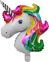 Folieballon eenhoorn| Unicorn | Rainbow | 51 x 32 cm | DM-products