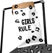 Opbergzak speelgoed-kinderkamer-Paperbag kids girls rule-60x30cm