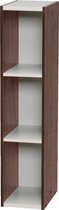 IRIS Modulaire Wandkast/Boekenkast - UB-9020 - Hout -  Donkerbruin/Wit