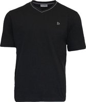 Donnay T-shirt met V-hals - Sportshirt - Heren - Black (020) - maat 4XL
