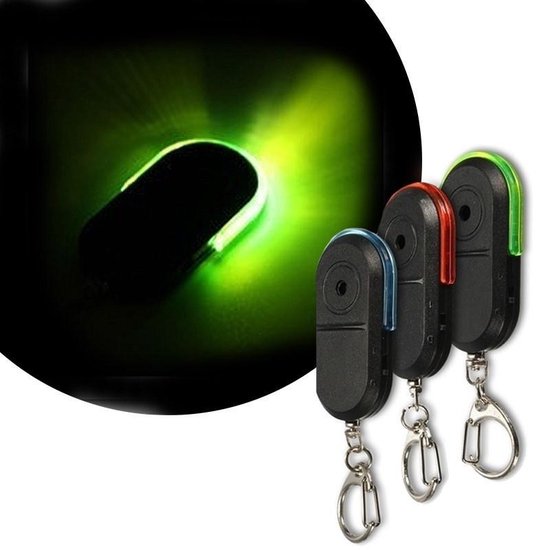 LED Sleutel vinder - Fluitend je sleutels vinden - blauw | bol.com
