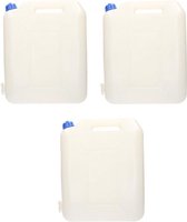 3x Jerrycan voor water 20 liter - inclusief schenkkraan - waterjerrycans / watertank