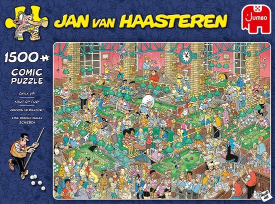 Jan van Haasteren Krijt op Tijd! puzzel - 1500 stukjes - Jan van Haasteren
