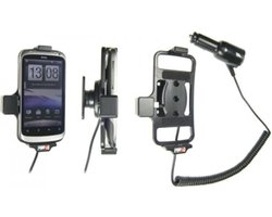 Brodit draaib. houder actief met laadkabel v. HTC Desire S