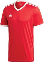 adidas Tabela 18 SS Jersey Teamshirt Heren Sportshirt - Maat XXL  - Mannen - rood/wit