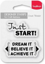 Scrapberry's: Just start Clear Stamp (SCB4907105)