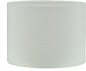 Lampenkap Cilinder - 20x20x15cm - Linnen wit