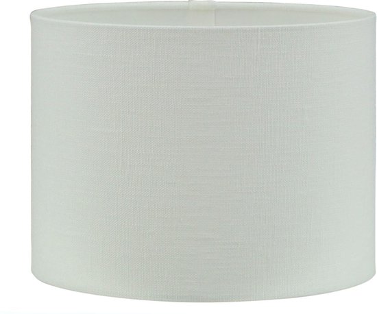 Lampenkap Cilinder - 20x20x15cm - Linnen wit | bol.com